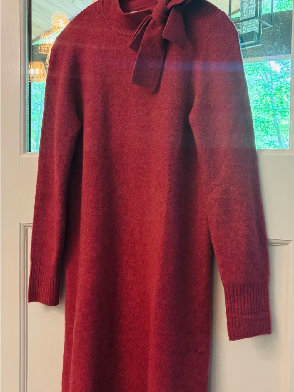 J. Crew Rose-Mauve Extra-Soft Knit dress